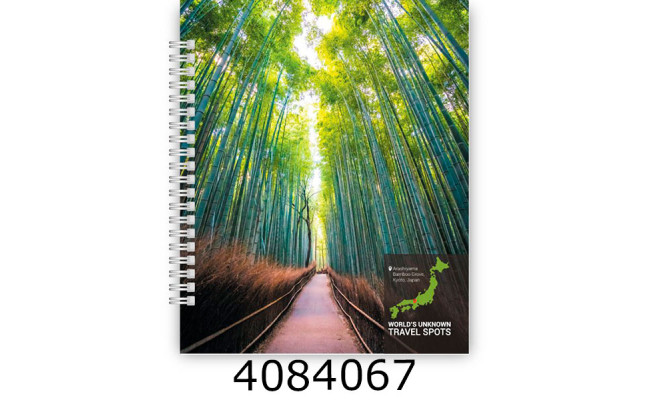 Блокнот на спір. збоку B5 кл. 60 арк. картон обкл. Optima 