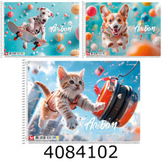 Альбом для малюв. на спір. 20 арк. Школярик УФ лак 120г/м2 (9/90) PB-SC-020-8026