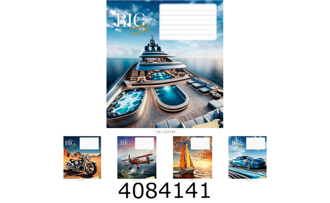 Зошит шк. 24 арк. лін. Школярик Star ВД-лак 