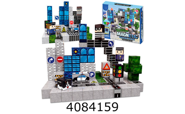 Конструктор магнітний Magnetic 100-110дет в коробці (9) 2032-2034