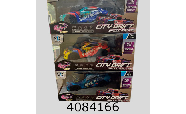 Машина радіо батар. в коробці 2 види муз. світл. 27*12*14см (18) 666-138-139P