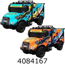 Машина радіо батар. в коробці 2 види по 2 кольори муз. світл. 29*13*12см (12) 666-140-141P