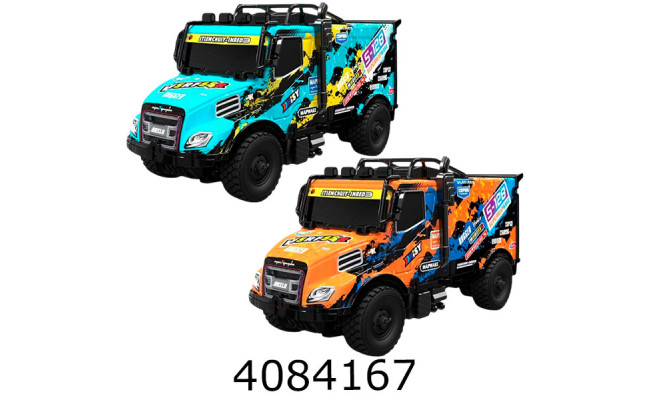 Машина радіо батар. в коробці 2 види по 2 кольори муз. світл. 29*13*12см (12) 666-140-141P