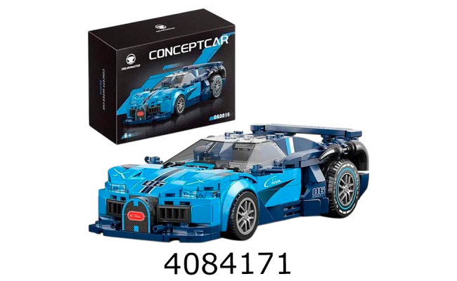 Конструктор в коробці Машина Bugatti Chiron 335дет. 19*14*7см (30/60) DG3016