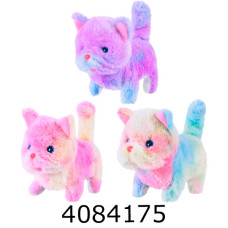 Кошеня м'яка іграшка ходить нявкає рухає головою і хвостом  15*8*12см (140) C23911