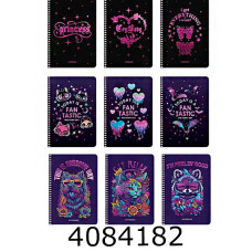 Блокнот на спір. А5 80 арк. кл. Школярик Student білий блок 70г/м2 ПК тисн. (3/72) A5-SC-080-6127K