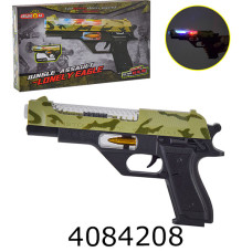 Пістолет музич. в коробці на батар. світ. 43*13*28см (12/120) 814D