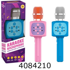 Мікрофон+колонка Karaoke (bluetooth) 2 кольори в коробці  28*9*9см (36) 908A