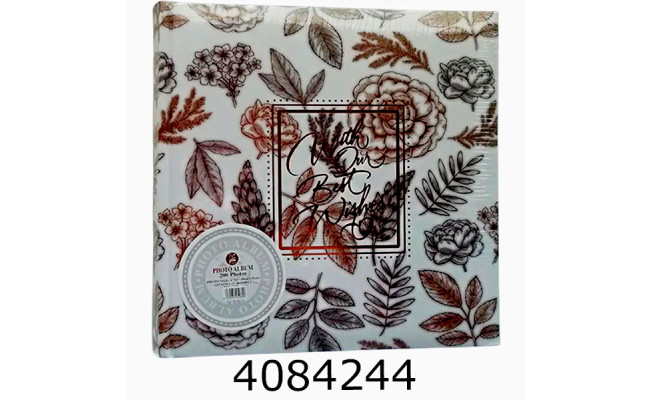 Ф/а 200ф. C-46200RCL (шкіра квіти Best Wishes)(24) White-brown L109 95946