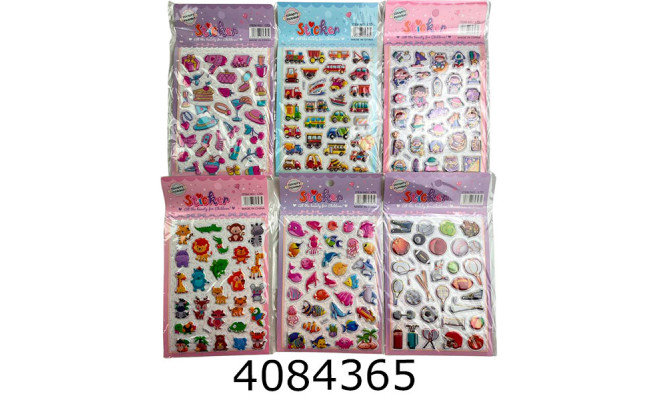 Наклейки 24*14см мікс (20/2400) LTD