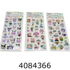 Наклейки 25*11см мікс (12/1800) XT Наклейки 25*11см мікс (12/1800) XT