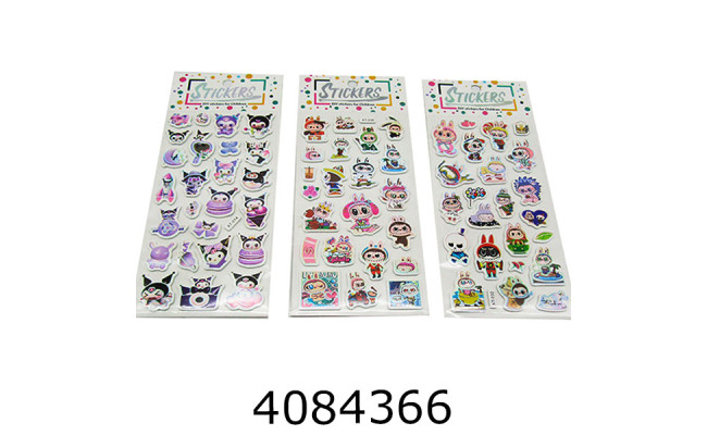 Наклейки 25*11см мікс (12/1800) XT