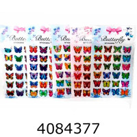 Наклейки 24*13см мікс (20/3000) HS1-50