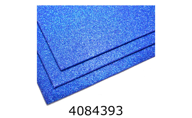 Фоаміран 20x30см глітер  синій (120) RS-0279/0180