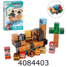 Конструктор магнітний Magnetic 54дет в коробці (12) RDF-1004