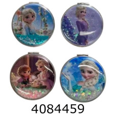 Дзеркальце з акваефектом Принцеси блиск 7*7см  (12) А21