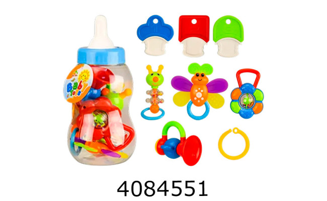 Брязкальце ручне в колбі 5шт (24/48) SL84802-2