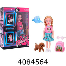 Лялька в коробці маленька 2 види + аксесуари-сюрпризи 17*4*12см (144/288) 8822-27