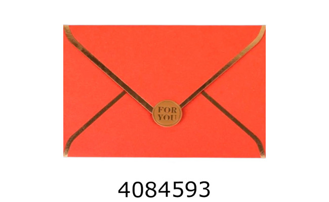 Конверт для грошей подар. теракот. 175*125 см ціна за 10 шт 5-85941