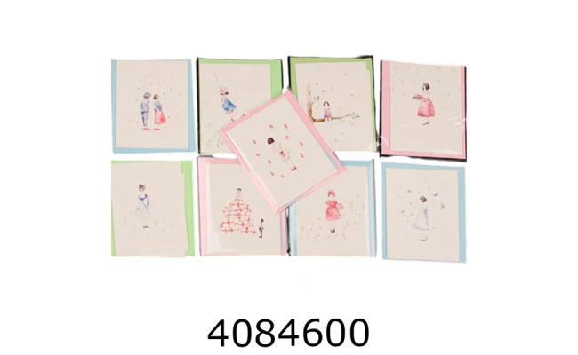 Листівка вітальна +конверт за 9 шт 123*85см 5-85613