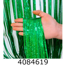 Шторка фольгована для фотозони Голограма зелена 22-357 Шторка фольгована для фотозони Голограма зелена 22-357