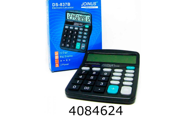 Калькулятор 837 12 розрядів (40/120) JS-837