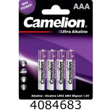 Батарейка Camelion UItra Alkaline R3/4 блістер ціна за 4шт. (12) AAA