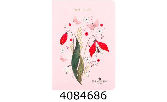 Блокнот А5 80 арк. Axent клітка TR Secret Garden 1 (4) 8700-17-A-TR