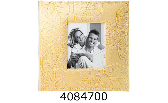 Ф/а 200ф. PC46200RCLK (шкіра тиснення рамка листочки)(24) Yellow L062 35950
