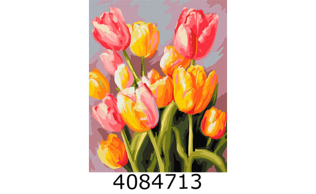 Картина по номерам 40*50см квіти 