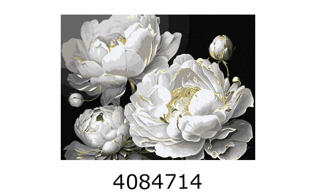 Картина по номерам 30*40см квіти 