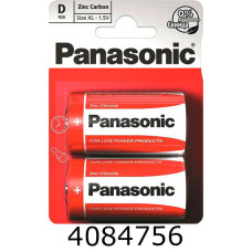Батарейка Panasonic Zinc Carbon R20/2 блістер ціна за 2шт. (12/144) D
