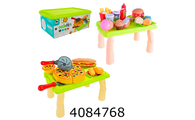 Продукти що діляться навпіл в коробці + стіл 31*18*12см (12/24) 3000-7/8