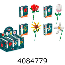 Конструктор Квіти в коробці 44-70дет 4 види (12/144) 123-685/686/687