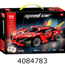 Конструктор машина Speed car 337дет. в коробці на батар. + пульт 48*7*35см (12/24) 8738