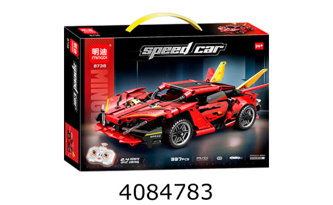 Конструктор машина Speed car 337дет. в коробці на батар. + пульт 48*7*35см (12/24) 8738