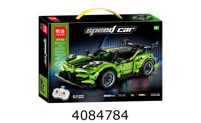 Конструктор машина Speed car 369дет. в коробці на батар. + пульт. 48*7*35см (12/24) 8739