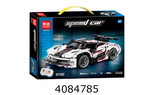 Конструктор машина Speed car 310дет. в коробці на батар. +  пульт 48*7*35см (12/24) 8740