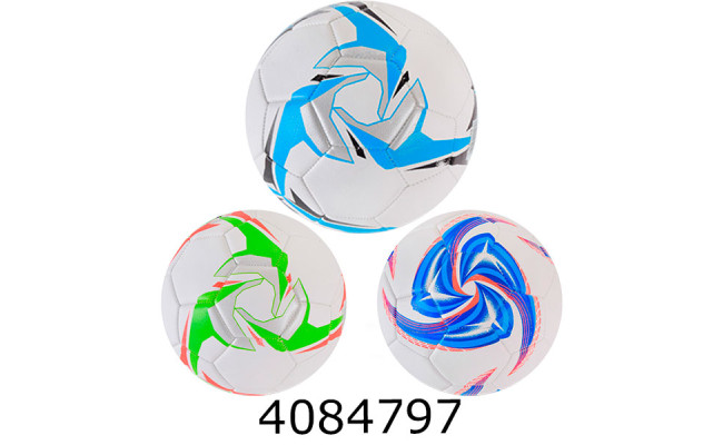 Мяч футб. прес-кожа №5 PVC 330гр 3 кольори (60) FB24330