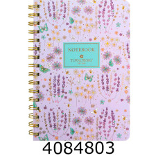 Блокнот на спір. збоку А5 80 арк. Axent кл. обкл. тв. TRMorning Dew2 (12) 8470-14-A-TR