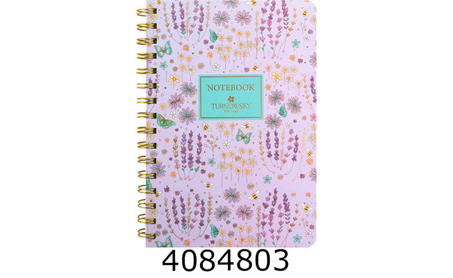 Блокнот на спір. збоку А5 80 арк. Axent кл. обкл. тв. TRMorning Dew2 (12) 8470-14-A-TR