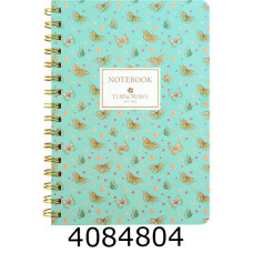 Блокнот на спір. збоку А5 80 арк. Axent кл. обкл. тв. TRMorning Dew3 (12) 8470-15-A-TR