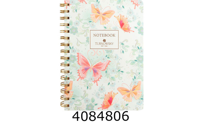 Блокнот на спір. збоку А5 80 арк. Axent кл. обкл. тв. Nat Melody 1 (12) 8473-4-A-TR