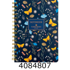 Блокнот на спір. збоку А5 80 арк. Axent кл. обкл. тв. Secret Garden 3 (12) 8473-3-A-TR