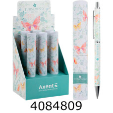 Ручка кульк. авт. Axent Nature’s Melody синя 05мм AB1107-02-3-A-TR (6) AB1107-02-3-A-T