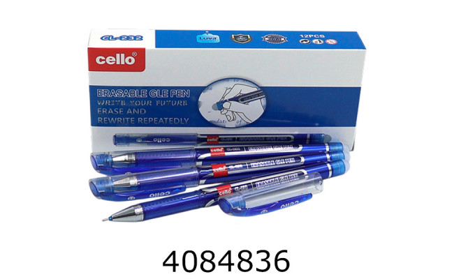 Ручка пише-стирає  синя 0.5мм (CL-232) (12/120) 232-CL