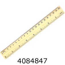 Лінійка дерев'яна 20см DSCN3116-20 (12/72) 3116-20