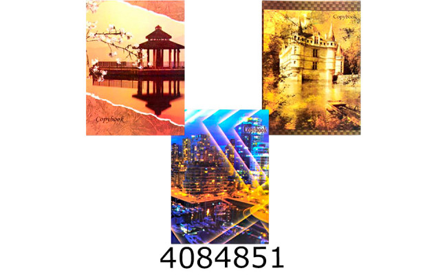 Канц. книга 96 арк. тв. обкл. кл. газет. (10) ЗСГ-96