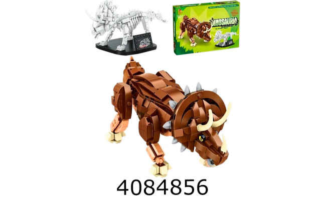 Конструктор Panlos Dinosaurio Triceratops 2 в 1 795 дет. (12) 612007