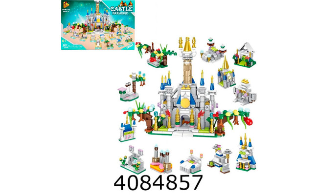 Конструктор Panlos Castle Paradise 12 в 1 607 дет. (24) 633056